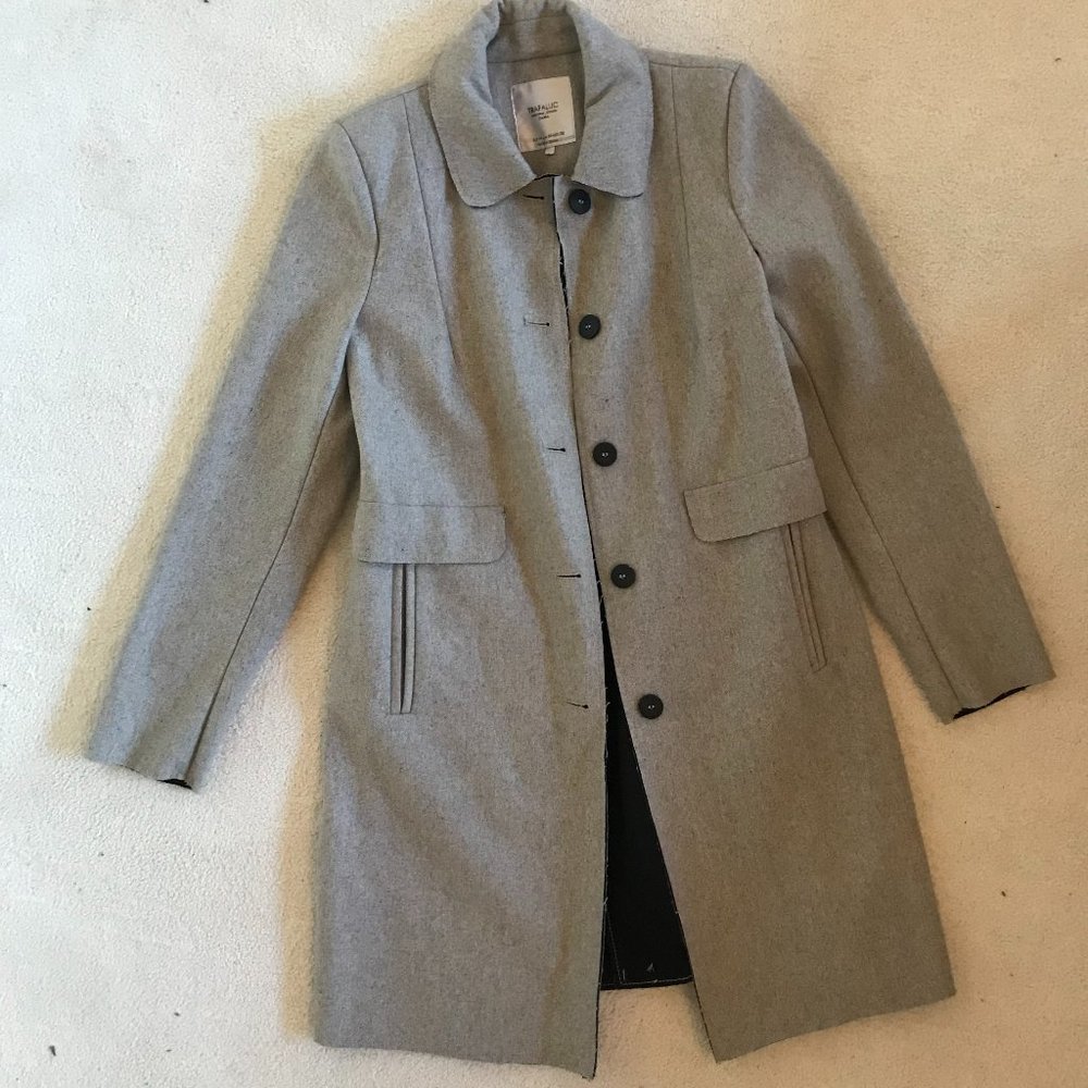 Zara Trafaluc Grey Coat